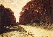 Claude Monet Road in Forest Sweden oil painting reproduction